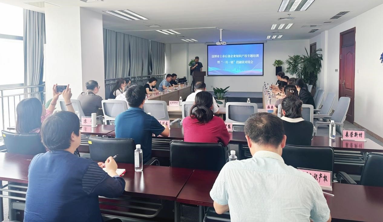 淄博市上市后備企業(yè)知識產(chǎn)權保護專題培訓暨“一月一鏈”投融資對接會成功舉辦